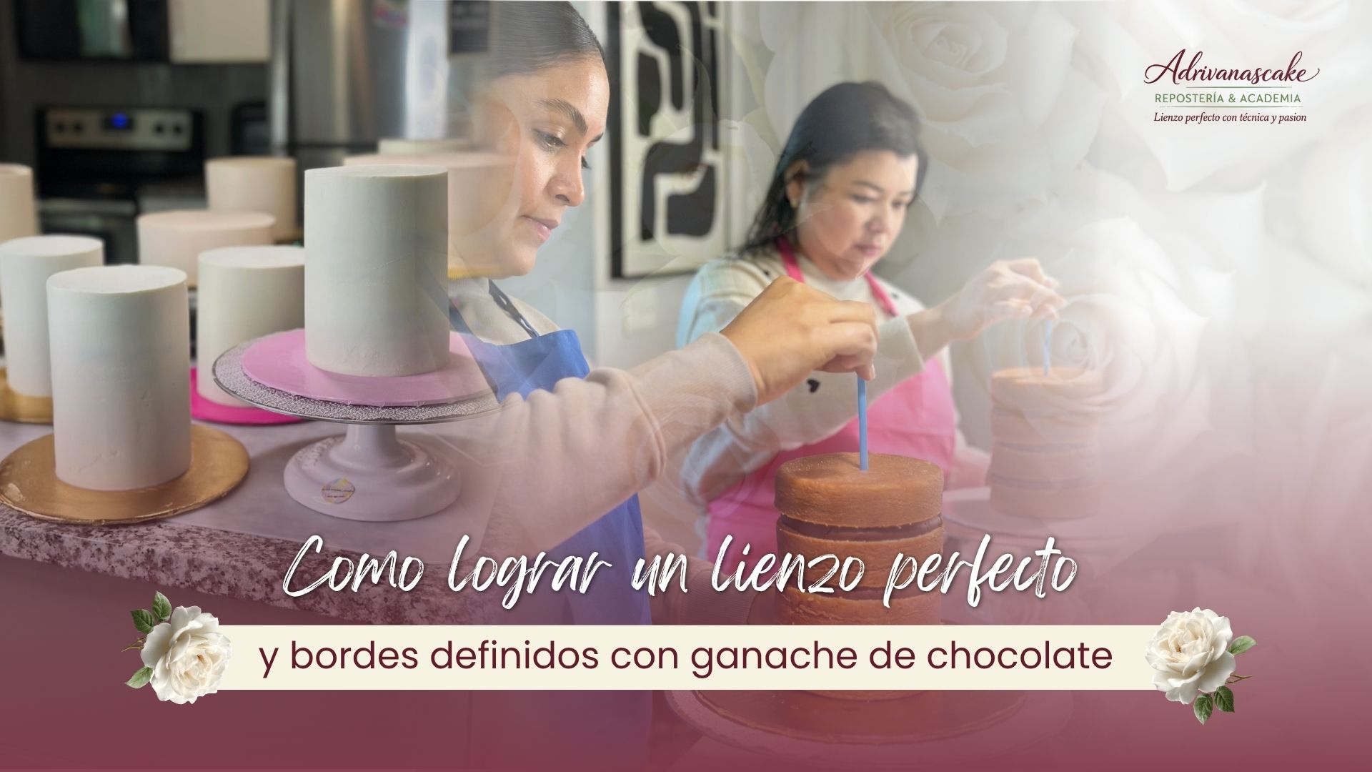 Cómo lograr un lienzo perfecto con Ganache de Chocolate